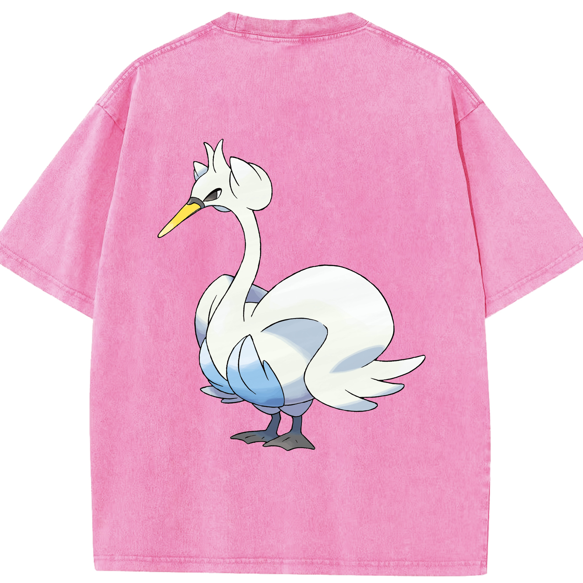 （画像用） ポケットモンスター Pokémon 綿100% ヴィンテージ風 半袖Tシャツ（背面プリント）